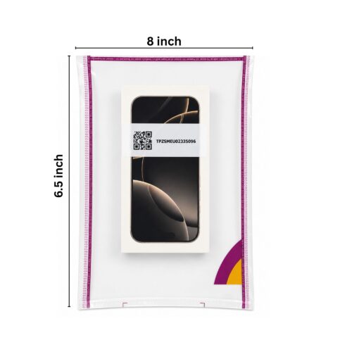 6.5x8 Inch Meesho Transparent Non Pod