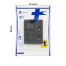 12.5x15 inch flipkart branded with bracode transparent non pod polybag double seal