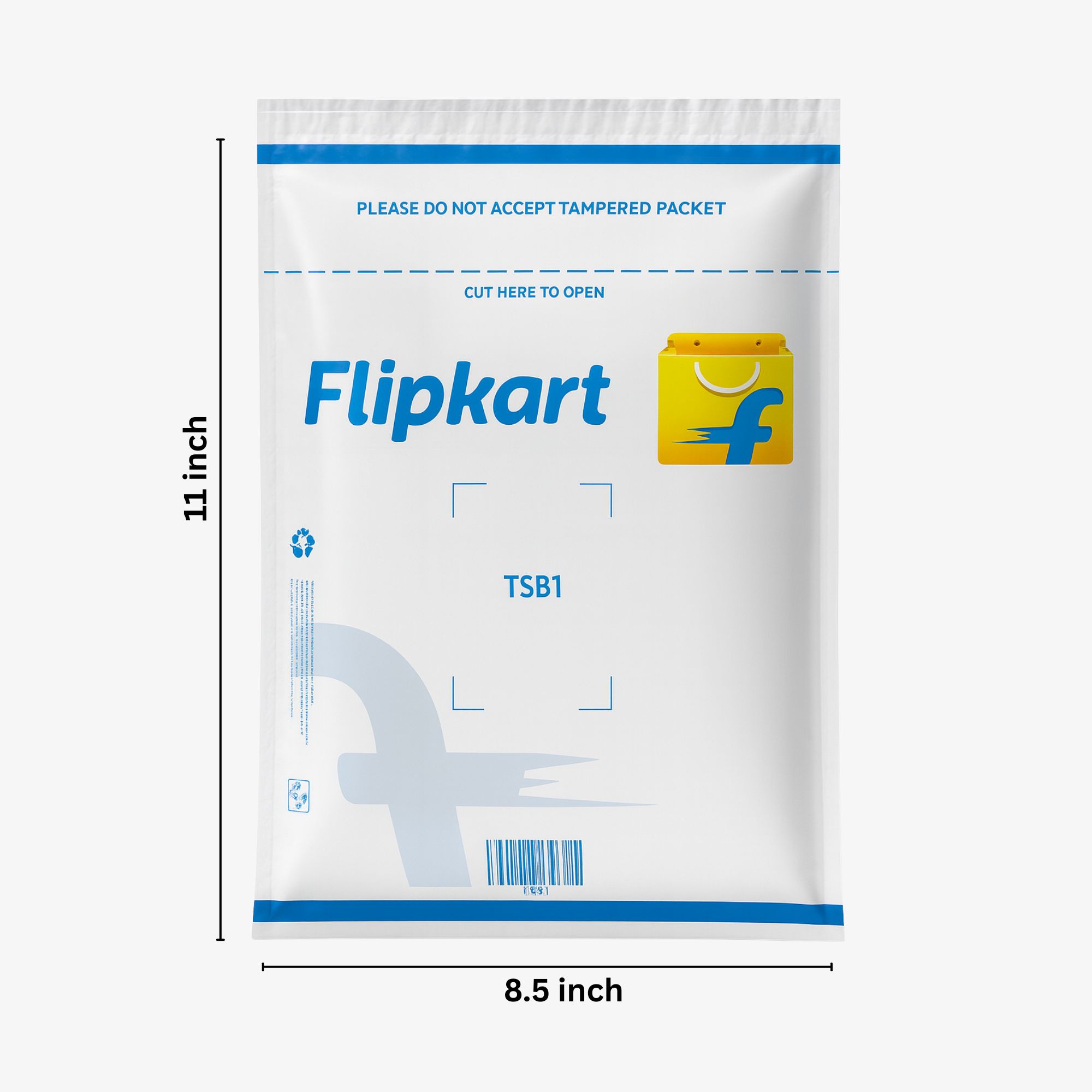 Flipkart Security Tamper Proof Courier Bag 8.5x11 Inch | High Strength Self Adhesive Poly Mailer | Waterproof & Tear-Resistant Packaging Bag for Ecommerce Shipping (TSB1)