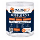 bubble roll air 30 gsm (1 meter x 100 meter) bubble wrap for fragile packaging material markrtd