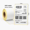 4x6 Inch Direct Thermal Shipping Label Roll | Yellow Liner DT Roll for Amazon, Flipkart & Meesho | MarkRTD