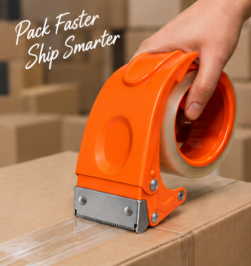 Packing Tape Dispenser | 2 Inch BOPP Cello Tape Cutter | Industrial Strapping Tape Applicator for Amazon, Flipkart, Meesho Packaging - Image 3